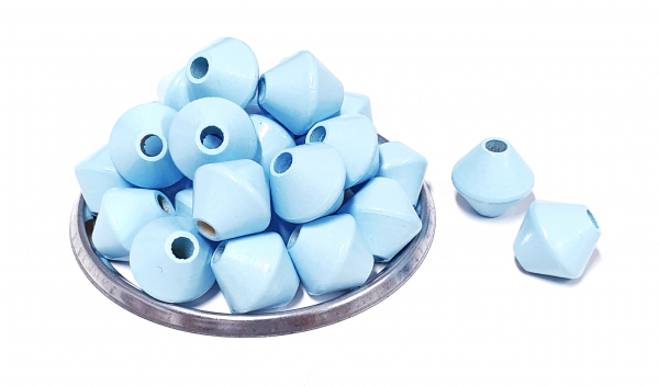 25 Kreiselperlen 12mm babyblau